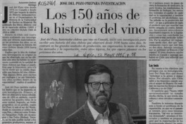 Los 150 años de la historia del vino  [artículo] Alejandro Jiménez.