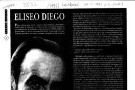 Eliseo Diego  [artículo].