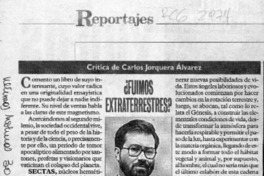 Fuimos extraterrestres?  [artículo] Carlos Jorquera Alvarez.