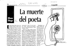 La muerte del poeta  [artículo] Virginia Vidal.