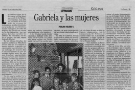 Gabriela y las mujeres  [artículo] Paulina Veloso V.