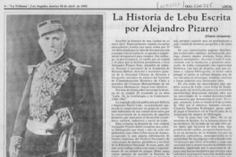 La historia de Lebu escrita por Alejandro Pizarro