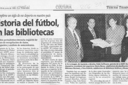 Historia del fútbol, en las bibliotecas  [artículo].