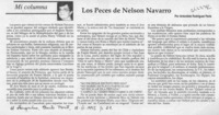 Los peces de Nelson Navarro  [artículo] Antonieta Rodríguez París.