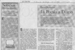 La poesía a diario  [artículo] María Teresa Cárdenas.