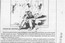 Voces de Osorno  [artículo] A. S.