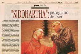 "Siddhartha", peregrino del ser