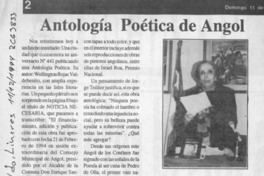 Antología poética de Angol  [artículo] E. M.
