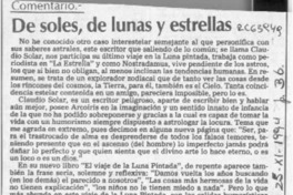 De soles, de lunas y estrellas  [artículo] Magdiel Gutiérrez Pérez.