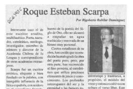 Roque Esteban Scarpa  [artículo] Rigoberto Rubilar Domínguez.