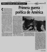 Primera guerra poética de América  [artículo] Julián Torres.