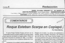 Roque Esteban Scarpa en Copiapó  [artículo] Omar Monroy.