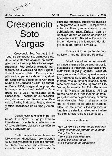 Crescencio Soto Vargas