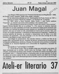 Juan Magal  [artículo].