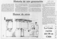 Historia de una generación  [artículo] Marino Muñoz Lagos.