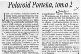 Polaroid porteña, toma 2  [artículo] Marcelo Novoa.