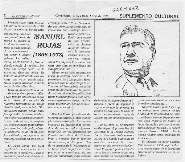 Manuel Rojas  [artículo].