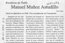 Manuel Muñoz Astudillo  [artículo] C. R. I.