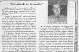"Historia de un intocable"  [artículo].