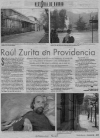 Raúl Zurita en Providencia