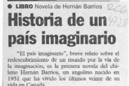 Historia de un país imaginario  [artículo].