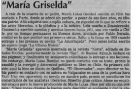 "María Griselda"