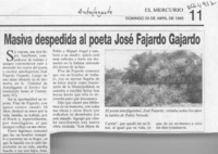 Masiva despedida al poeta José Fajardo Gajardo  [artículo].