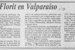 Juan Florit en Valparaíso  [artículo] Adolfo Simpson T.