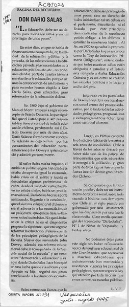 Don Darío Salas  [artículo] G. V. F.