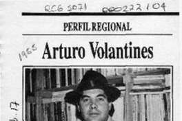 Arturo Volantines  [artículo].