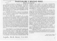 Pascualini y mucho más  [artículo] Ernesto Livacic Gazano.
