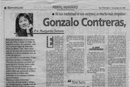 Gonzalo Contreras, más inocente que su pluma  [artículo] Margarita Serrano.