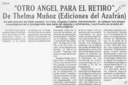 "Otro angel para el retiro"  [artículo] Sergio Bueno Venegas.