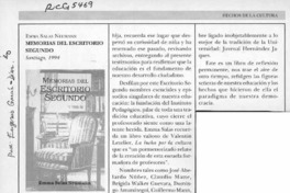 Memorias del escritorio segundo  [artículo] Eugenio García-Díaz.