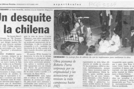 Un Desquite a la chilena  [artículo] Carmen Mera O.