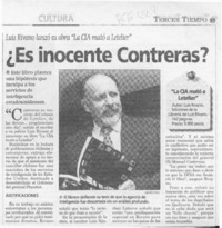 Es inocente Contreras?  [artículo].