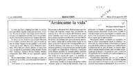 "Arráncame la vida"  [artículo] Juan Gabriel Araya G.