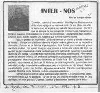 Inter nos  [artículo] Enrique Neiman.