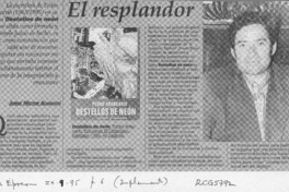 El resplandor  [artículo] Jorge Héctor Alvarado.