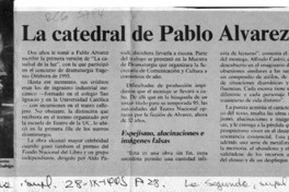 La Catedral de Pablo Alvarez  [artículo].
