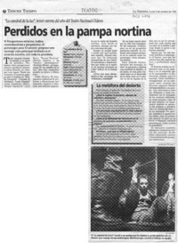 Perdidos en la pampa nortina  [artículo] Leopoldo Pulgar I.