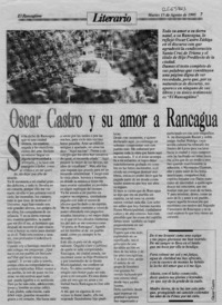 Oscar Castro y su amor a Rancagua  [artículo].