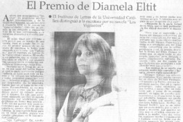 El premio de Diamela Eltit (entrevista)