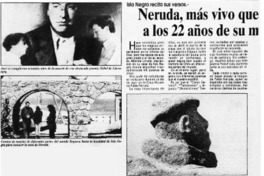 Neruda más vivo que nunca a los 22 años de su muerte
