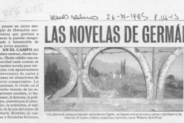 Las novelas de Germán Marín  [artículo] Filebo.