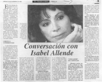 Conversación con Isabel Allende  [artículo]
