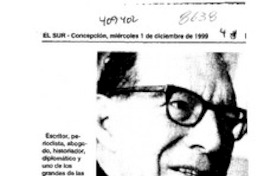 Murió el célebre escritor colombiano Germán Arciniegas  [artículo]