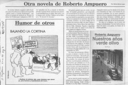Otra novela de Roberto Ampuero  [artículo] Marino Muñoz Lagos