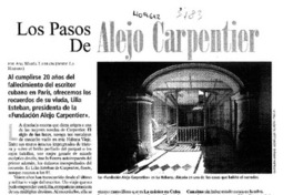 Los pasos de Alejo Carpentier  [artículo] Ana María Larraín