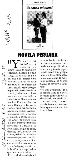 Novela peruana  [artículo]